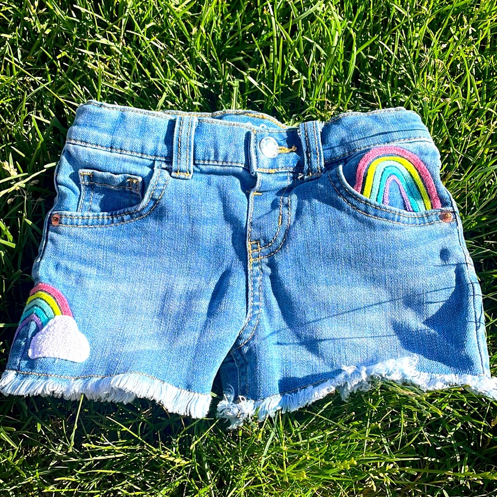 Cat and Jack rainbow shorts